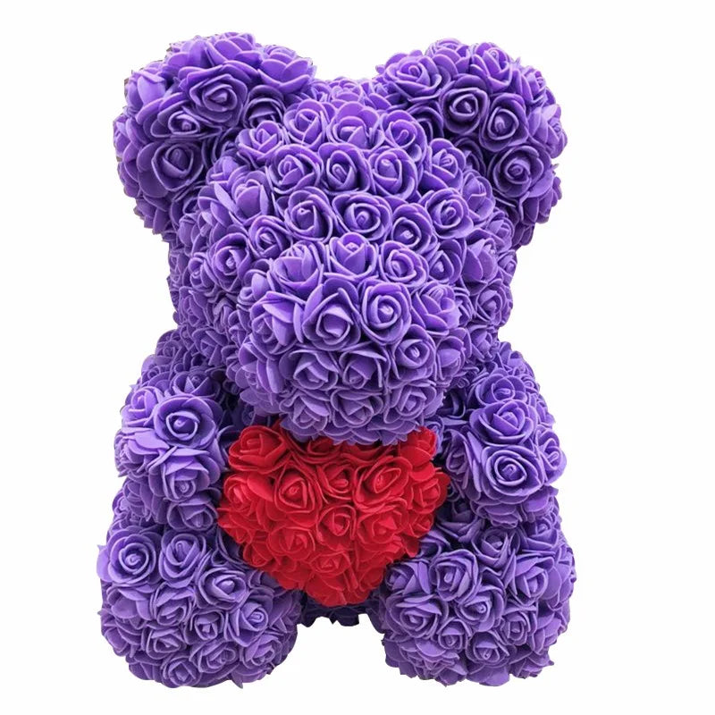 Rose Flower Bear