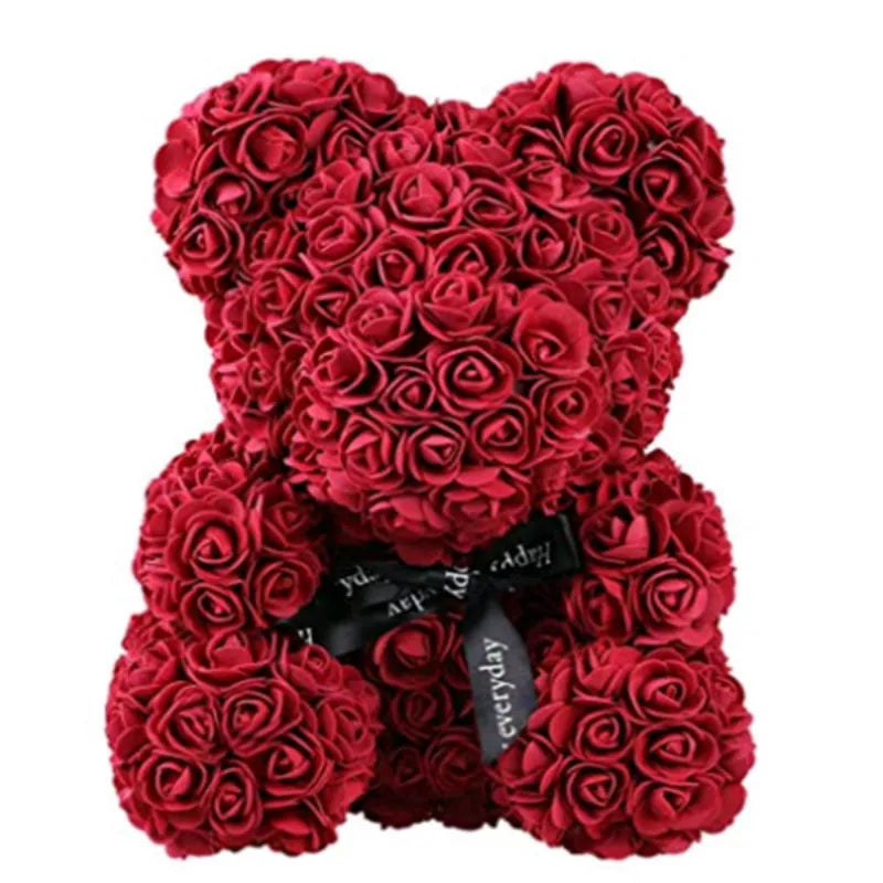Rose Flower Bear
