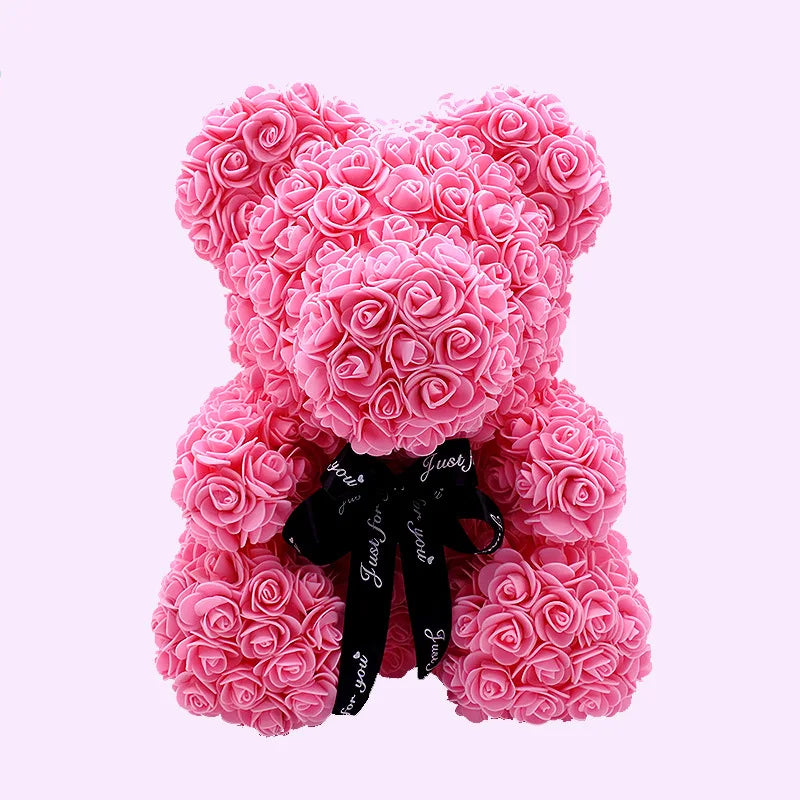 Rose Flower Bear