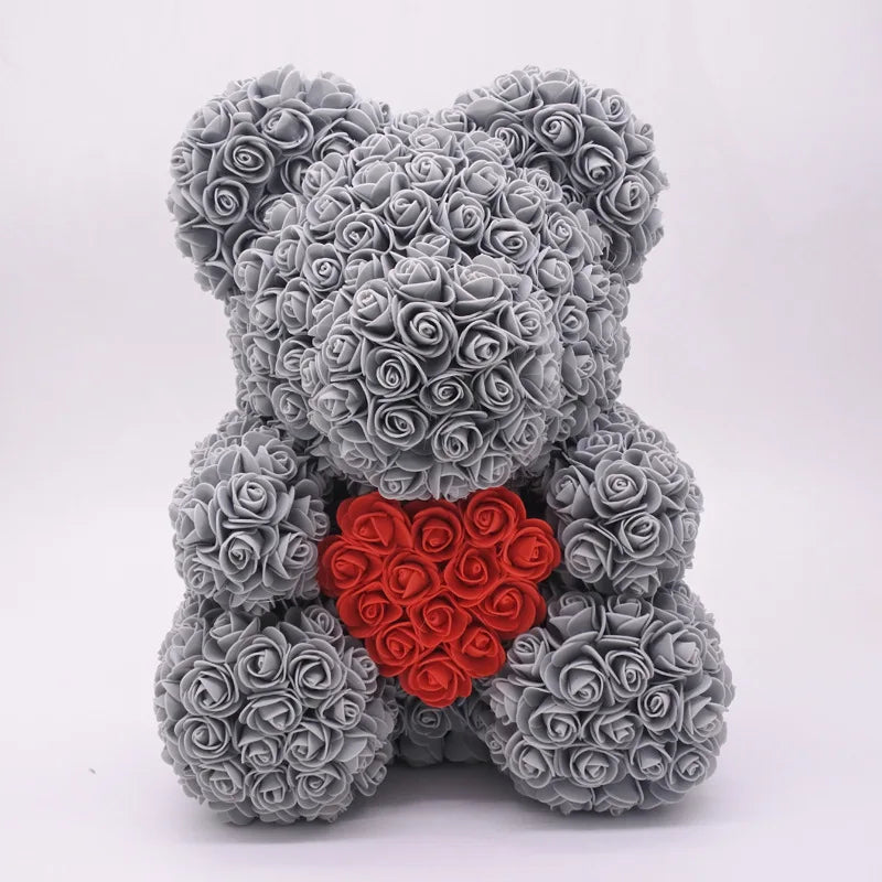 Rose Flower Bear