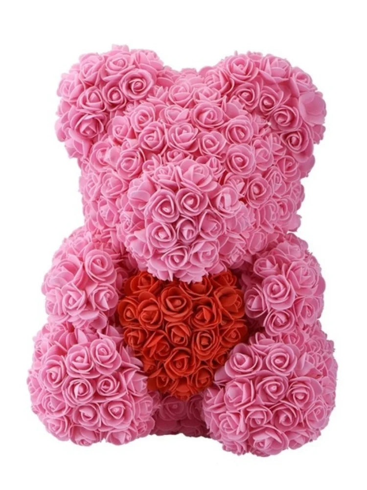 Rose Flower Bear