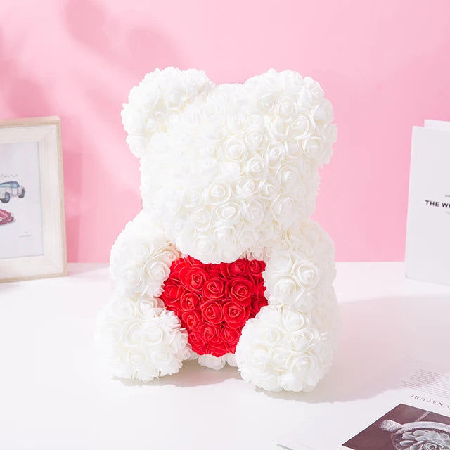 Rose Flower Bear